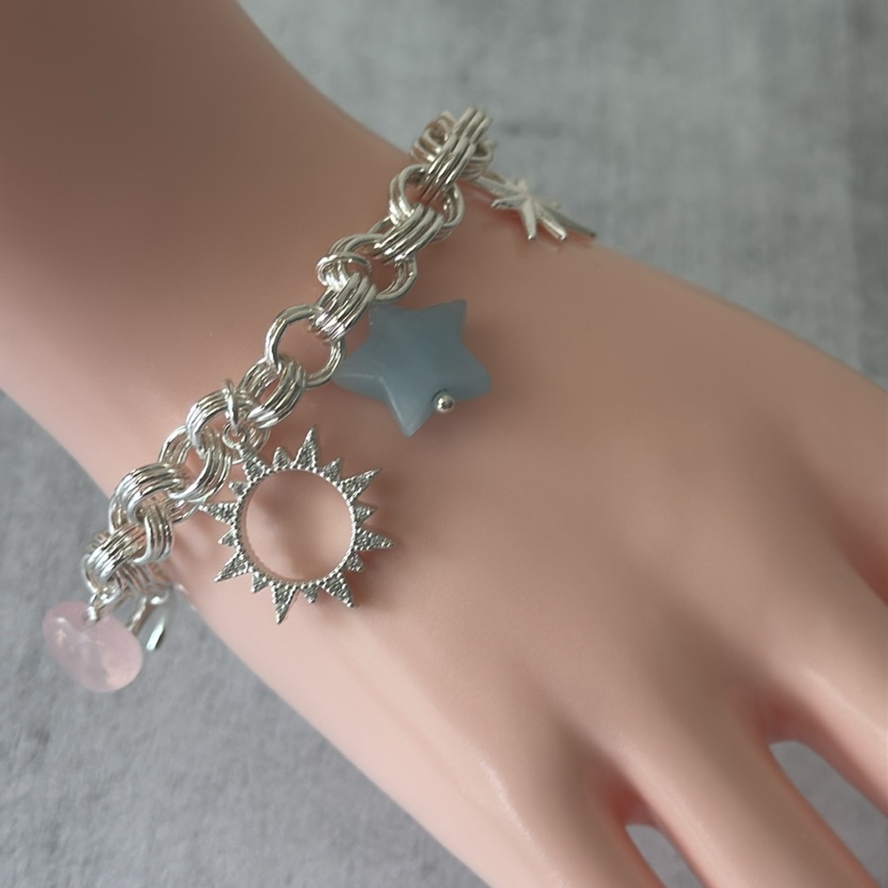 ! Luna Norte Silver Bracelet with Charms